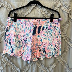 Lilly Pulitzer Scalloped Shorts